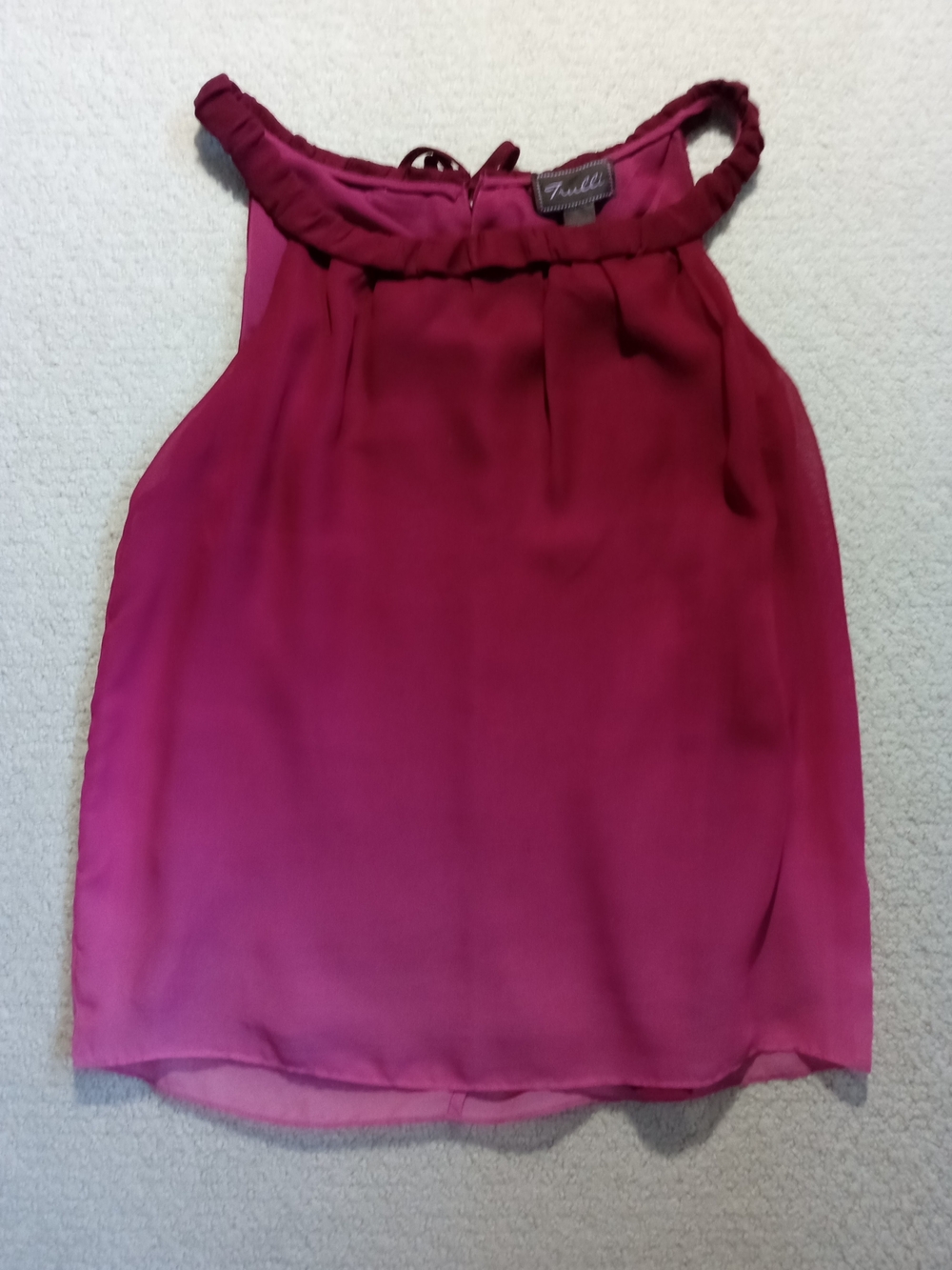 Fuchsia Halter Camisole Top by Trulli